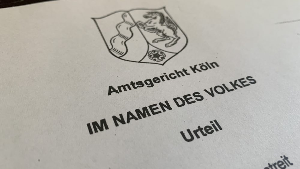 AG Köln Urteil