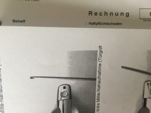 Sachverständigenhonorar Rechnung